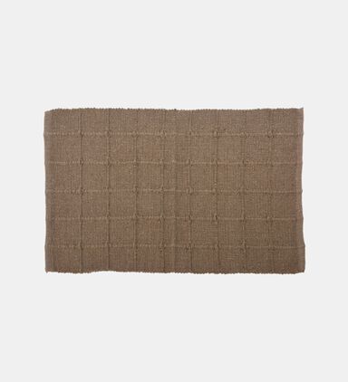 Recycled Cotton Plush Striped Rug