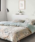 Marco Polo Kerava Cotton Satin Bed Set, Multicolor, 160x220-cm, Packshot View