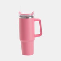 Home Deco and More Double-walled Handled Drinking Mug, Packshot View