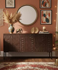 Home Deco and More Kalry Wood Sideboard, Packshot View