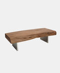 Home Deco and More Austin Acacia Wood Low Coffee Table, Packshot View