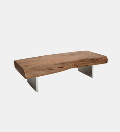 Home Deco and More Austin Acacia Wood Low Coffee Table, Packshot View