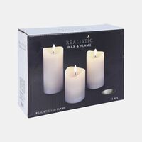 Led 3-piece Candle Set