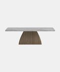 Home Deco and More Wood Base Rectangle Dining Table, Packshot View