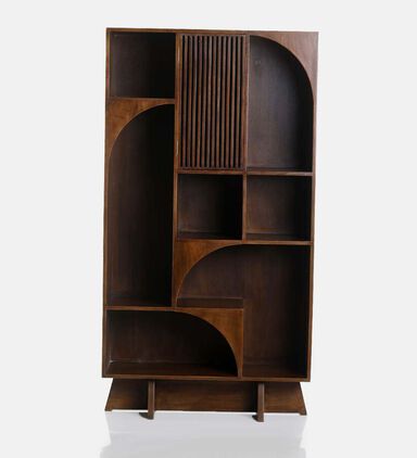 Home Deco and More Pillar Mango Wood Books Rack, Packshot View