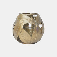 Delane Gold Metal Tealight Holder