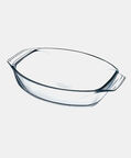 Irresistible Glass Oval Roaster 30x21 Cm