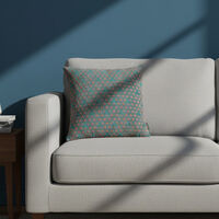 Home Deco and More Twinkle Embroidered Velvet Cushion, Packshot View