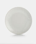 Home Deco and More Gradient Ribbed-edge Round Plate, Packshot View