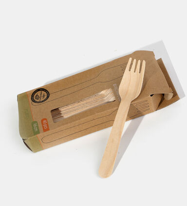 Wood 40-piece Forks Set