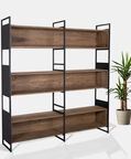 Home Deco and More Judy Iron Pine Bookcase, Packshot View