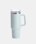 Home Deco and More Double-walled Vacuum Drinking Mug, Green, Packshot View