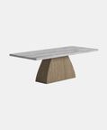 Home Deco and More Wood Base Rectangle Dining Table, Packshot View