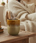 Home Deco and More Ceramic Glaze Layers Mug, Brown, Packshot View