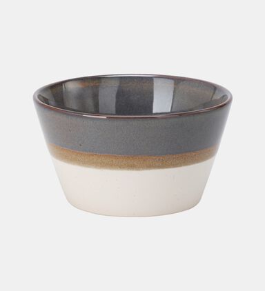 Stoneware Duo-tone Glazed Bowl