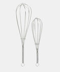 Stainless Steel Whisk 2-piece Set