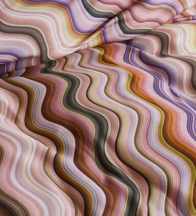 Essenza Sol Cotton Satin Duvet Cover, Pink, 240x220-cm, Packshot View