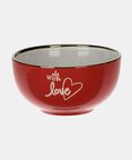Valentine-inspired Design Gold-rimmed Bowl