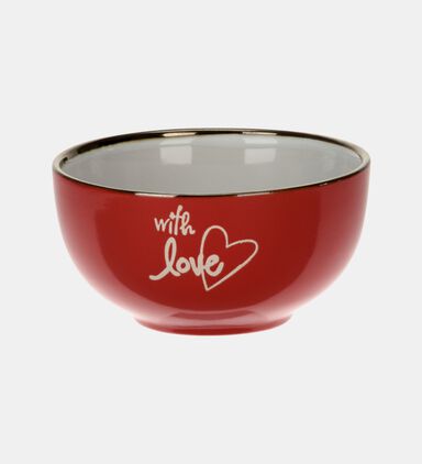 Valentine-inspired Design Gold-rimmed Bowl