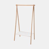Bamboo Textiles Shelf Clothes Rack