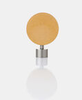 Golfino Natural Wood Round Finial, Packshot View