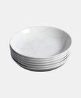 Home Deco and More Grafik Porcelain Soup Plate 6-piece Set - 20 Cm, Packshot View