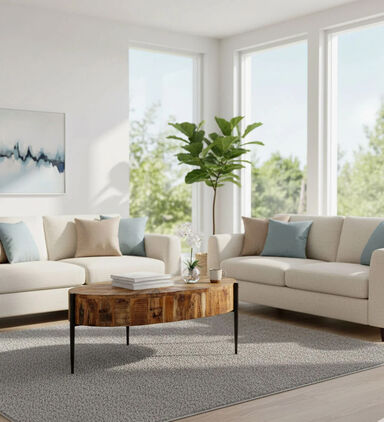 Home Deco and More Sunburst Iron Coffee Table, Packshot View