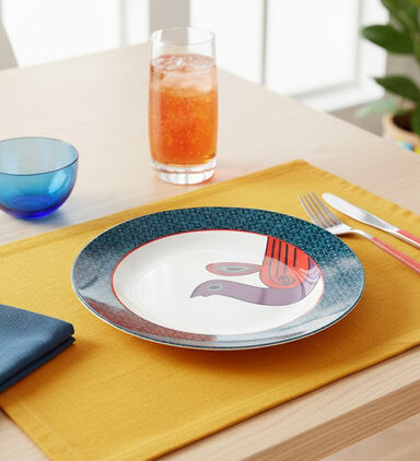 Images d Orient Birds Porcelain Dinner Plate, Packshot View