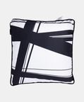 Baci Milano Optical Print Velvet Throw Pillow, Packshot View