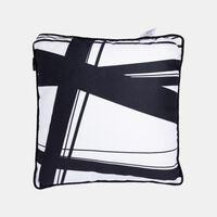 Baci Milano Optical Print Velvet Throw Pillow, Packshot View