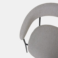 Dan Form Plenti Boucle Fabric Dining Chair, Taupe, Packshot View