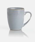 Ceramic Black Trim Handled Mug