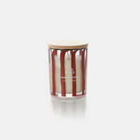 Glass Mdf Lid Scented Candle