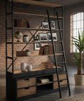 Home Deco and More Hawk Ladder Drawer Pine Bookcase, Packshot View