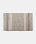 Woven Recycled Cotton Striped Rug