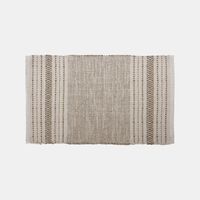 Woven Recycled Cotton Striped Rug