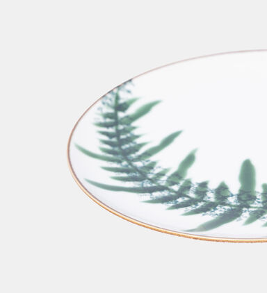 Home Deco and More Coupe Leaf Print Porcelain Plate 4-piece Set - 27.31 Cm, Packshot View