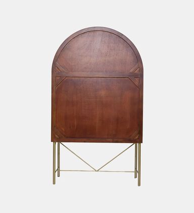 Home Deco and More Pillar Mango Wood Cabinet, Packshot View