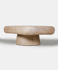 Home Deco and More Pebble Acacia Wood Coffee Table, Packshot View