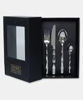 Home Deco and More Forge Stainless Steel 18 0 Shiny-finish 24 Piece Cutlery Set, Packshot View