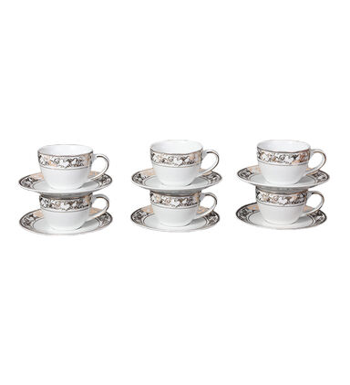 Vera Lys Porcelain Tea Cup 6-piece Set