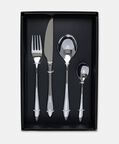 Home Deco and More Forge Stainless Steel 18/0 Shiny-finish 24 Piece Cutlery Set, Packshot View