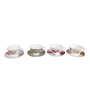 Flowerfield Porcelain Tea Cup Set