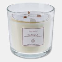 Home Deco and More Wooden Wick Scented Candle, Packshot View