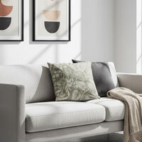 H and S Collection Palm Tree Design Cushion, Packshot View