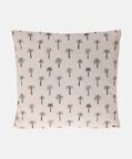 H and S Collection Palm Tree Printed Cushion, Packshot View