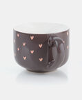 Home Deco and More Hearts Design Handled Mug, Packshot View