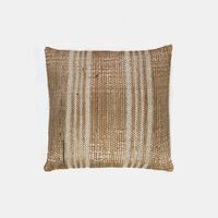 Home and Styling Stromp Jute Filled And Vaccumed Cushion, Beige, Packshot View