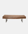 Home Deco and More Austin Acacia Wood Low Coffee Table, Packshot View