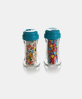 Glass Sprinkle Shakers 2-piece Set
